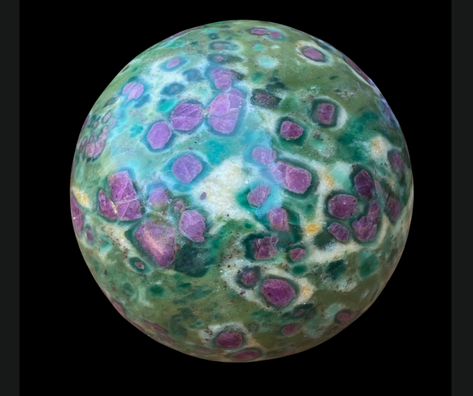 Ruby fuchsite crystal on sale meaning