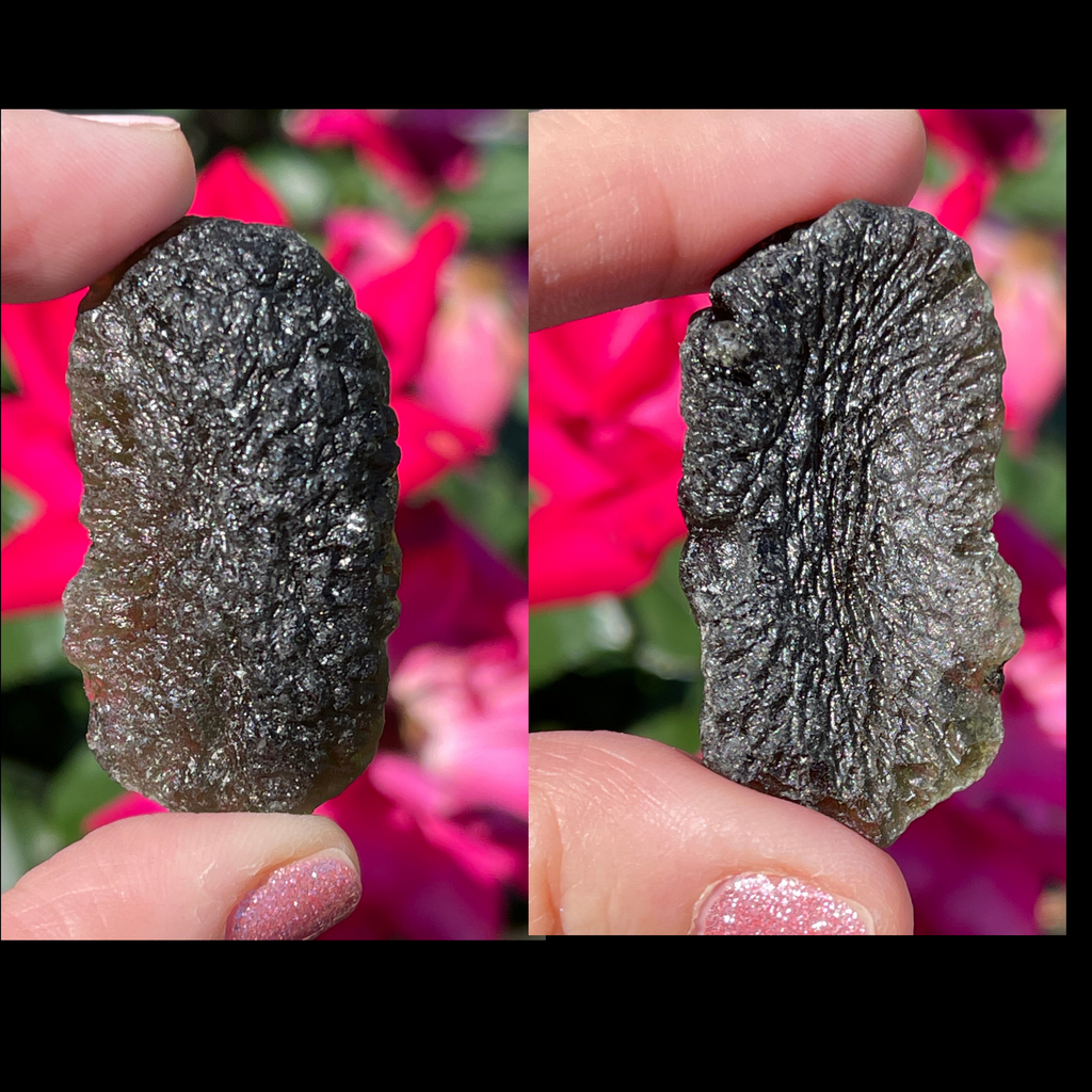 Moldavite Czech "Chlum" Authentic Healing Crystal, Transformation Stone