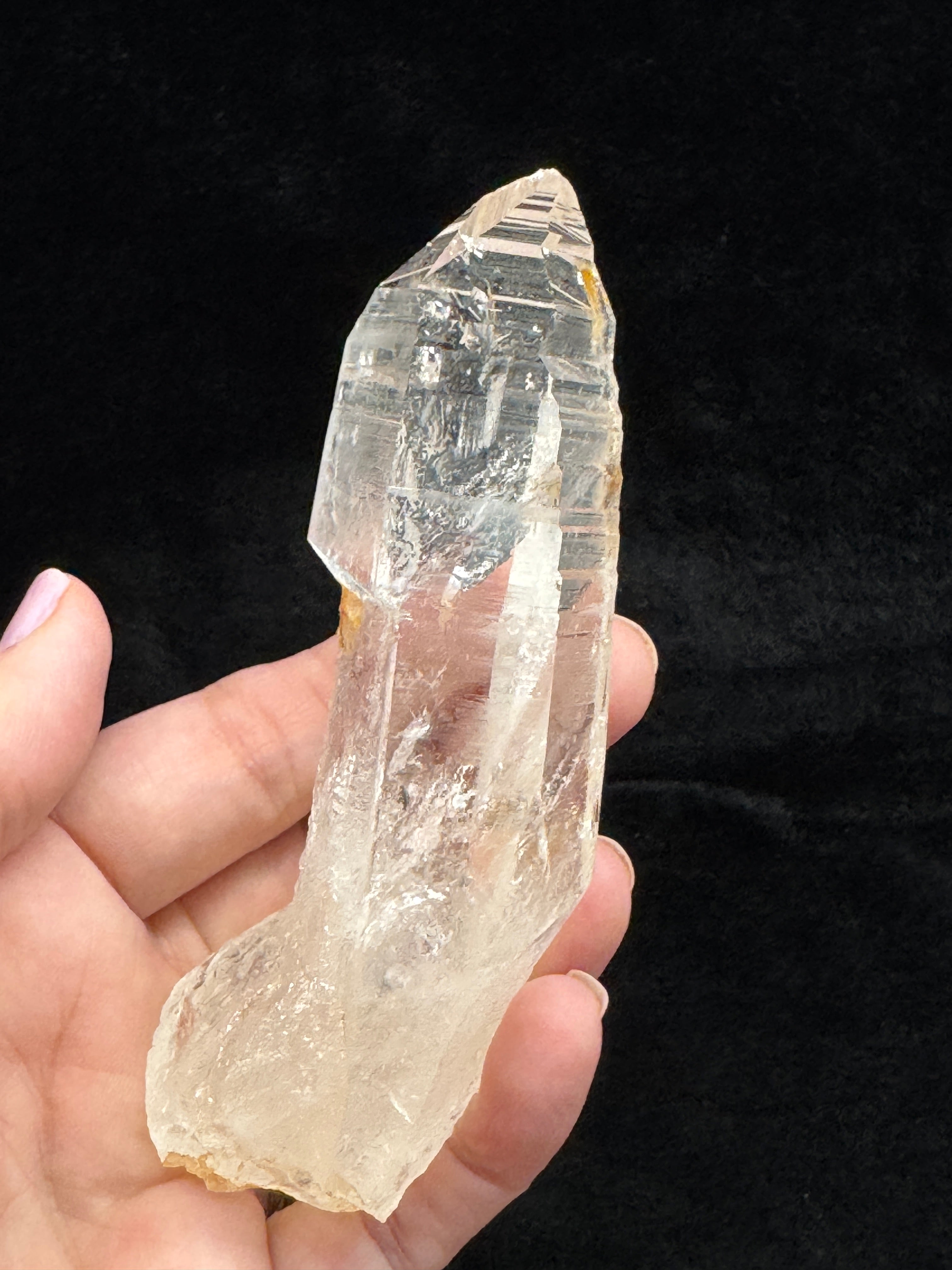 Colombian Quartz Pena Blanca 160gram | Water Clarity Lemurian Crystal Key
