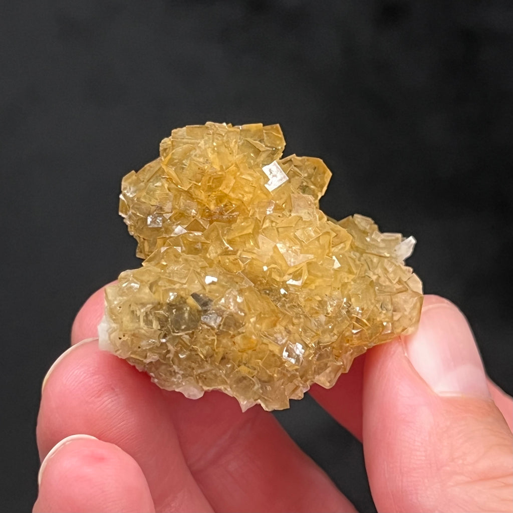 The yellow Fluorite on this superb example from the Moscona Mine in Spain exhibits excellent luster and form.