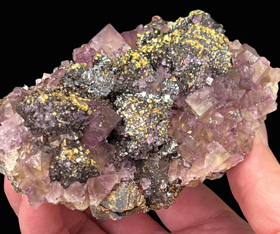 Ruby Jack Sphalerite, Fluorite, Illinois, 1980s rare collectible