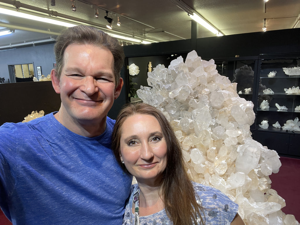 Dave and Jen are co-owners of CrystalRockology a Crystal Shop devoted to bringing quality Crystals, Minerals and Stones to you from sources around the world. Cultivating Crystal Consciousness and awareness of the properties of Crystals.