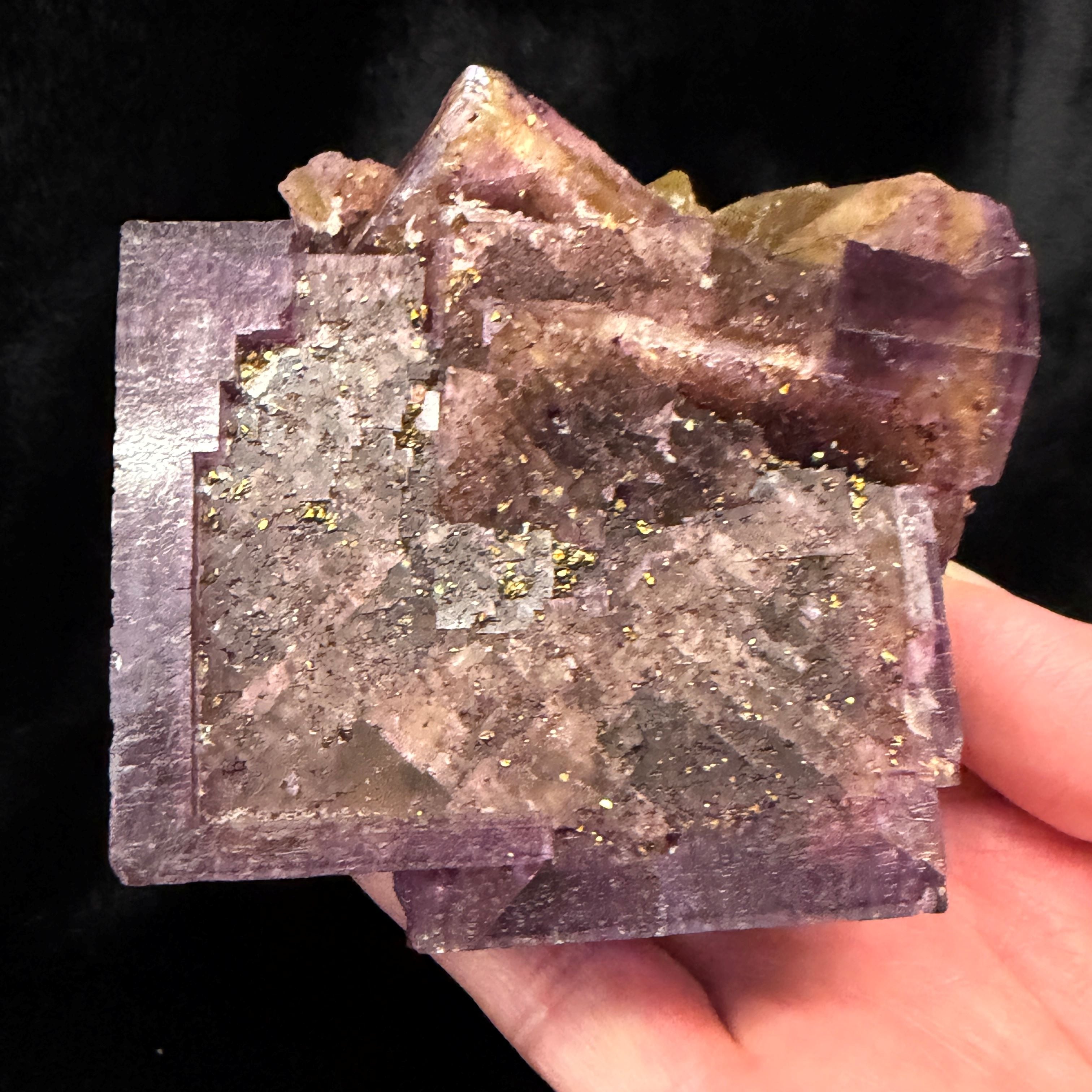 Fluorite from 1980's Minerva Mine No. 1 Illinois