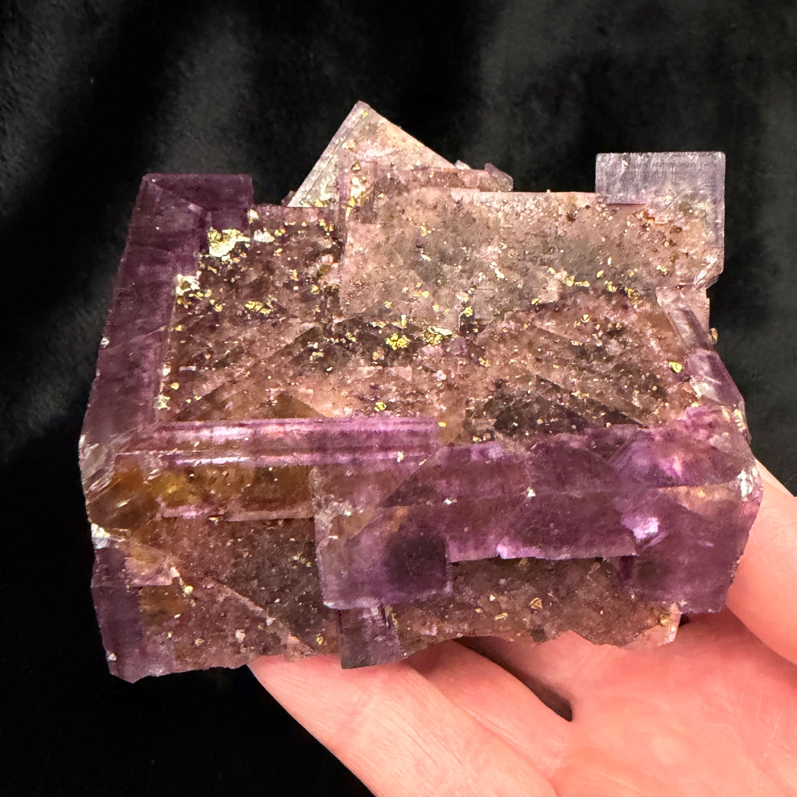Fluorite Minerva Mine No. 1 rare old stock find!