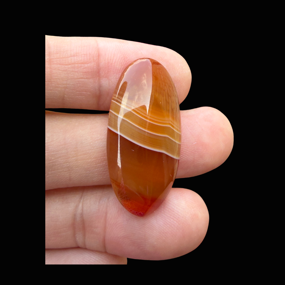 Carnelian Cabochon- Artisan Made- Gemmy