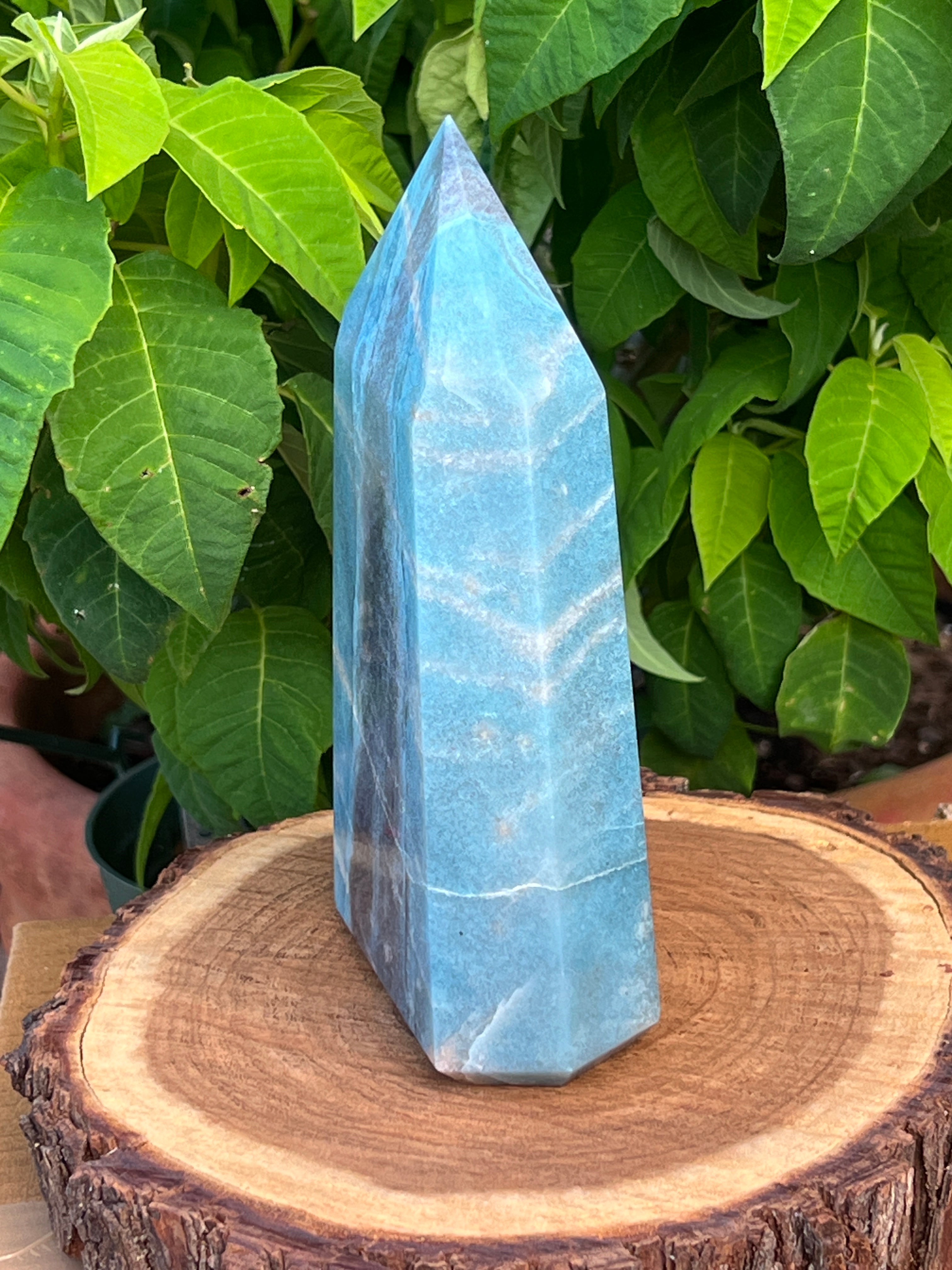This beautiful Trolleite tower is also known as the Ascension Stone, excellent for meditation, opening the third eye and crown chakra.