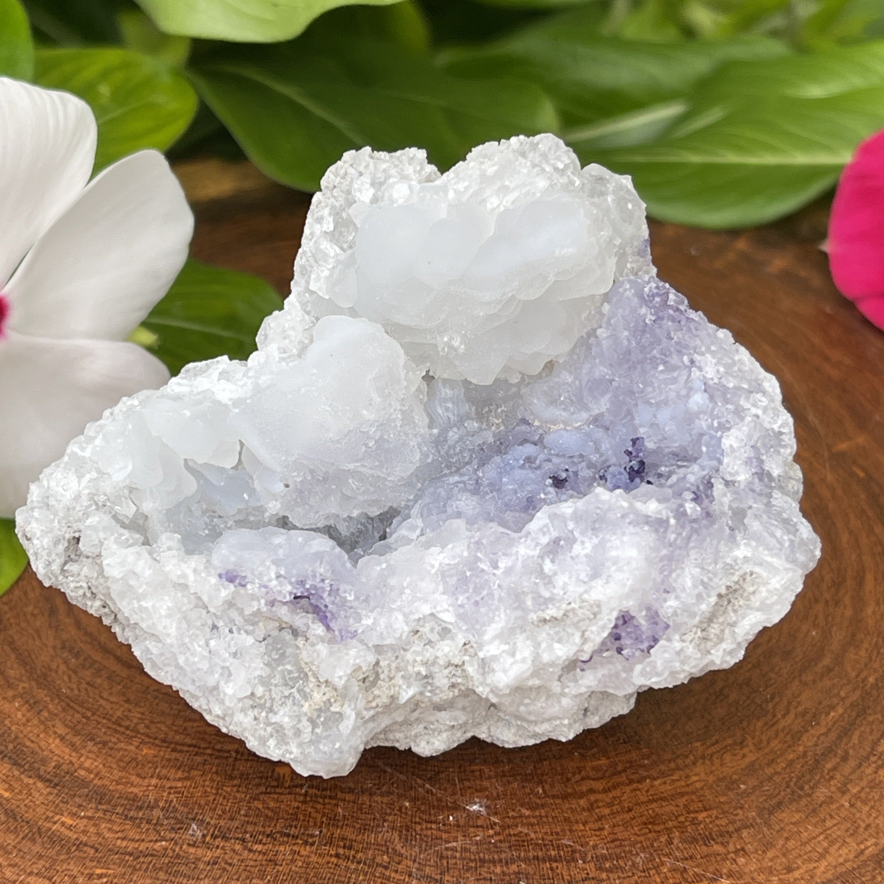 Spirit Flower Geode New Find 2021! | Chalcedony & Druzy Quartz Fluorite
