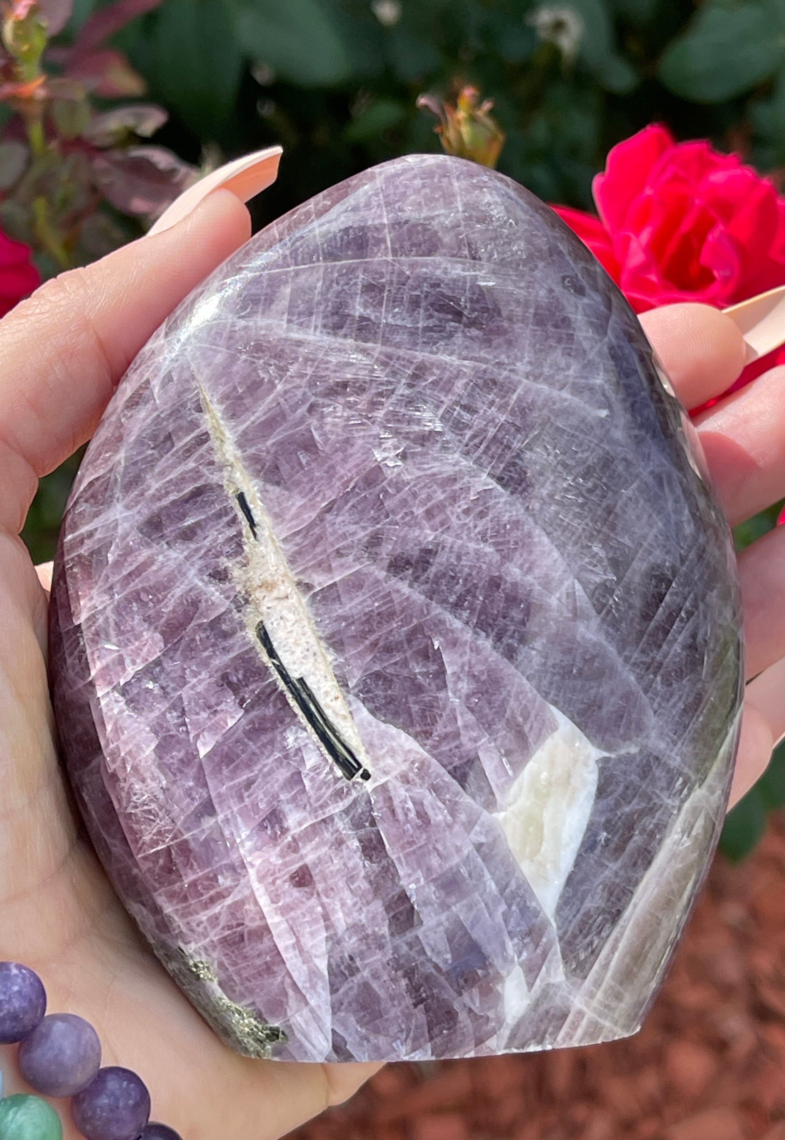 Purple Anhydrite Crystal Rare Purple / Violet Color 577g. | Ascension Stone