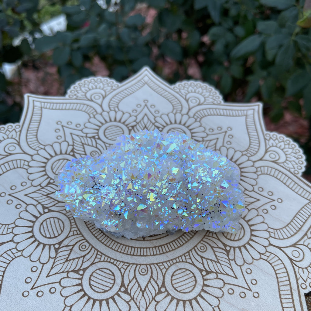 Angel Aura Quartz Crystals | Mystic Aura | Flame Fluorite