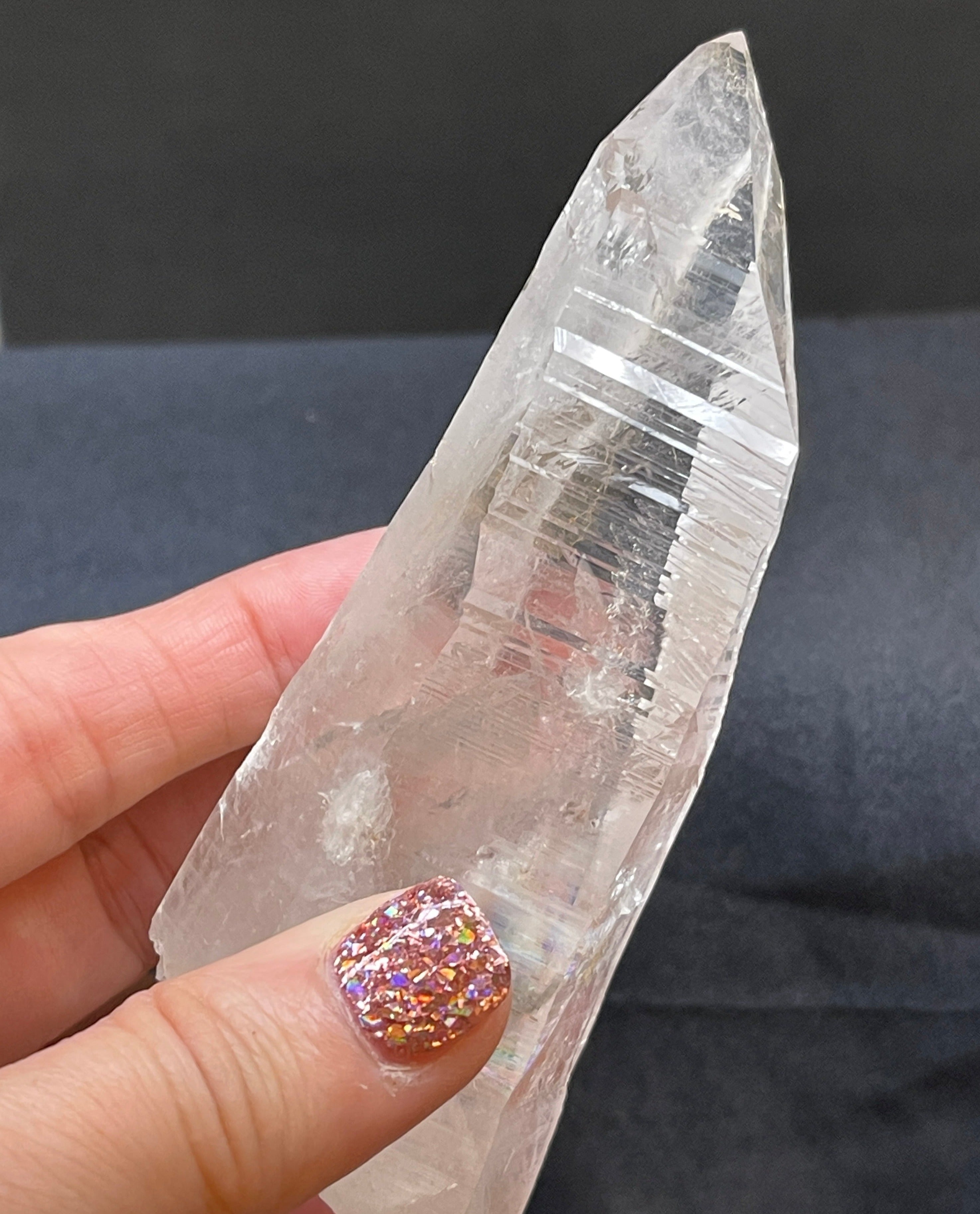 Colombian Quartz Pena Blanca 122gram | Water Clarity Lemurian Crystal