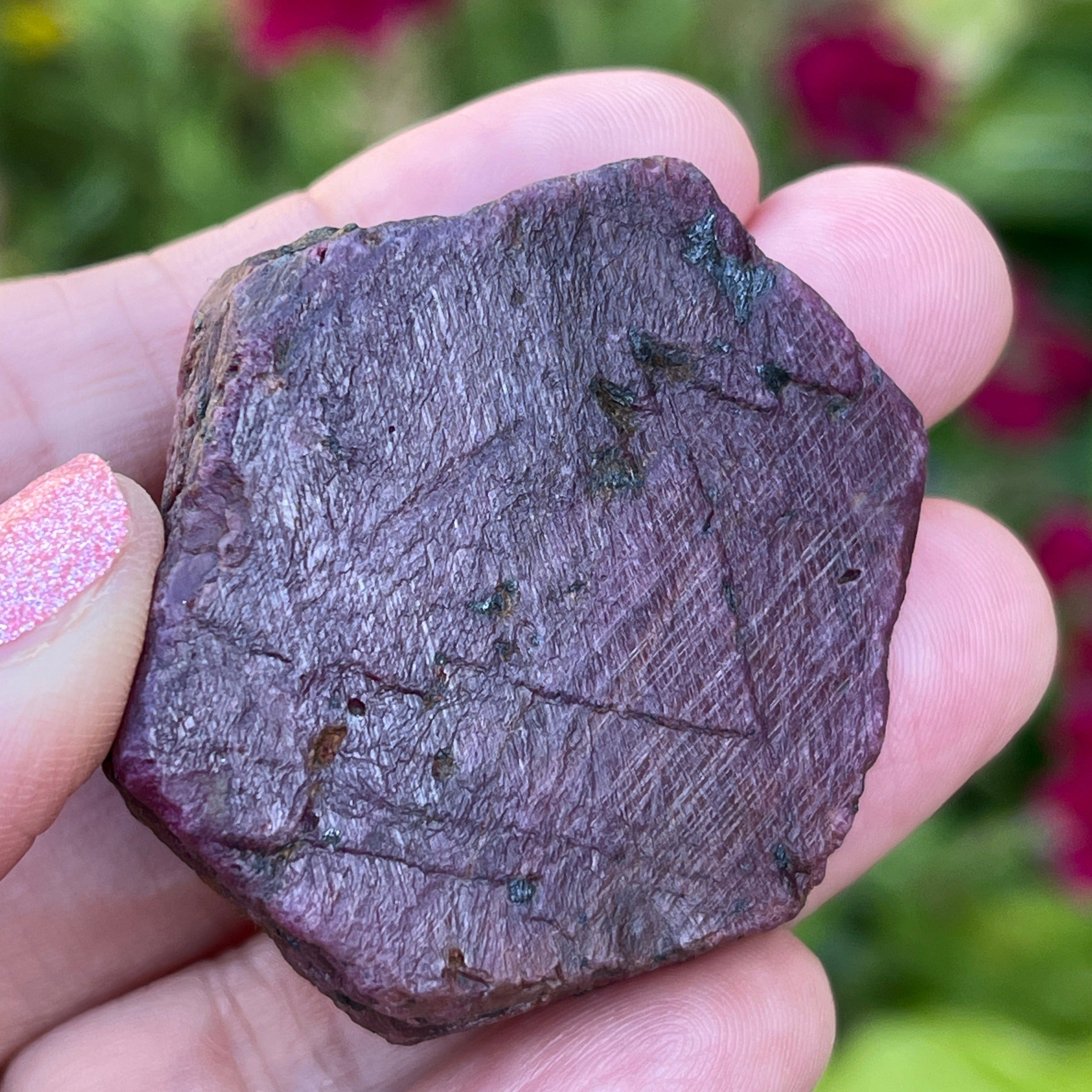 Natural Ruby Corundum Specimen 57grams | Record Keeper