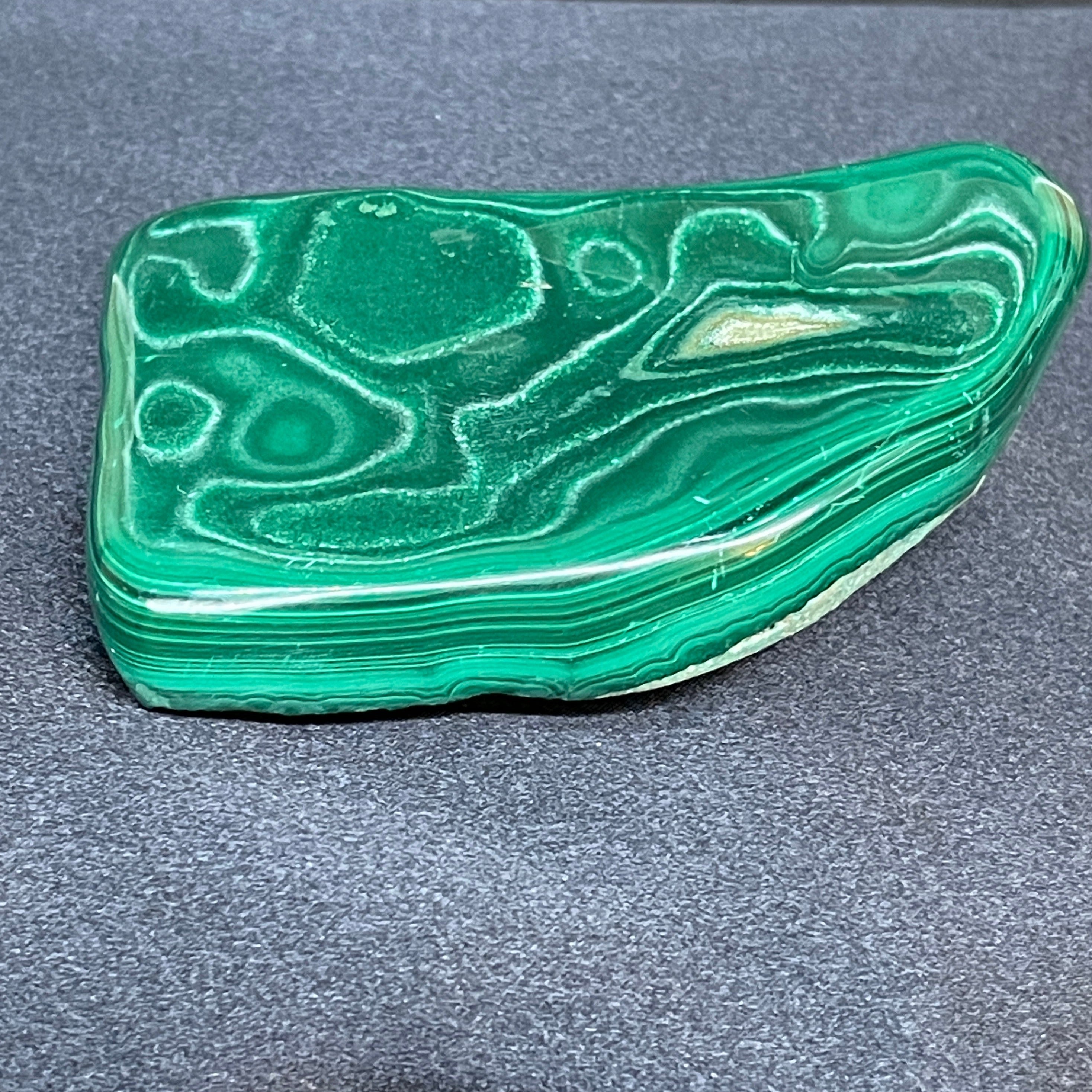 Beautiufl banded Malachite Crystal