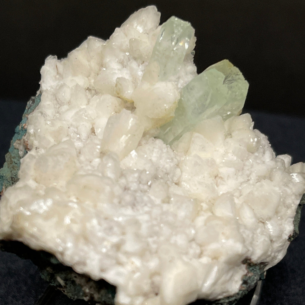 Closeup of Florapophyllite Crystals in cluster