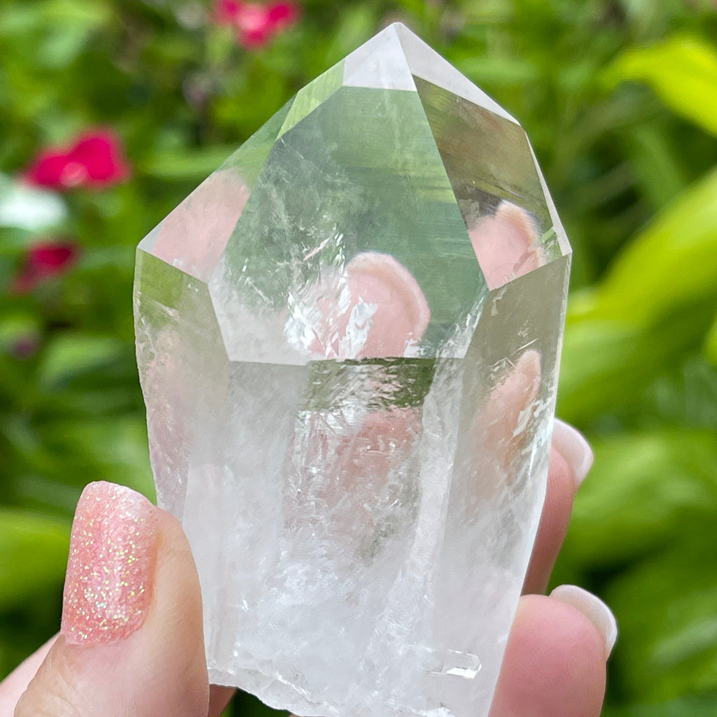 Arkansas Quartz Crystal point with very nice water clarity.