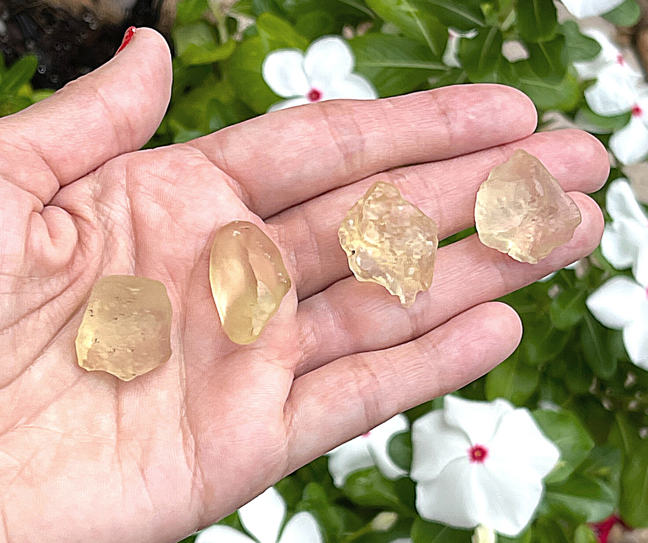 Libyan Desert Glass 4 grams | Authentic Gold Tektite from Egypt