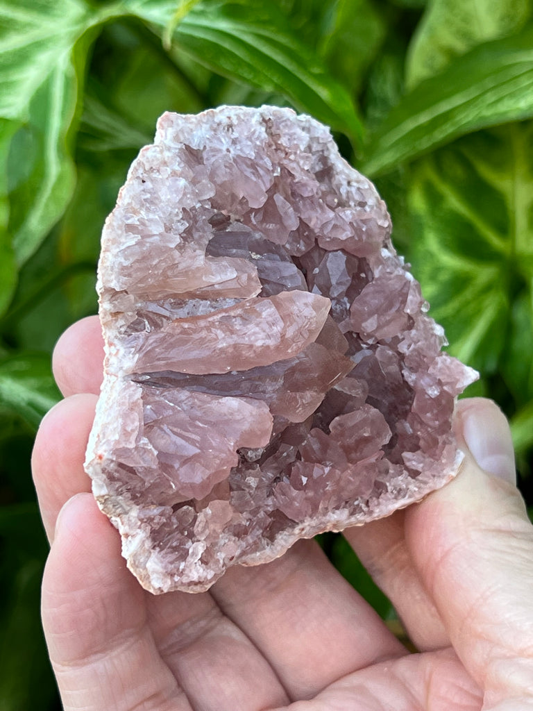 Pink Amethyst Geode Unusual Elongated Crystals | 177 grams