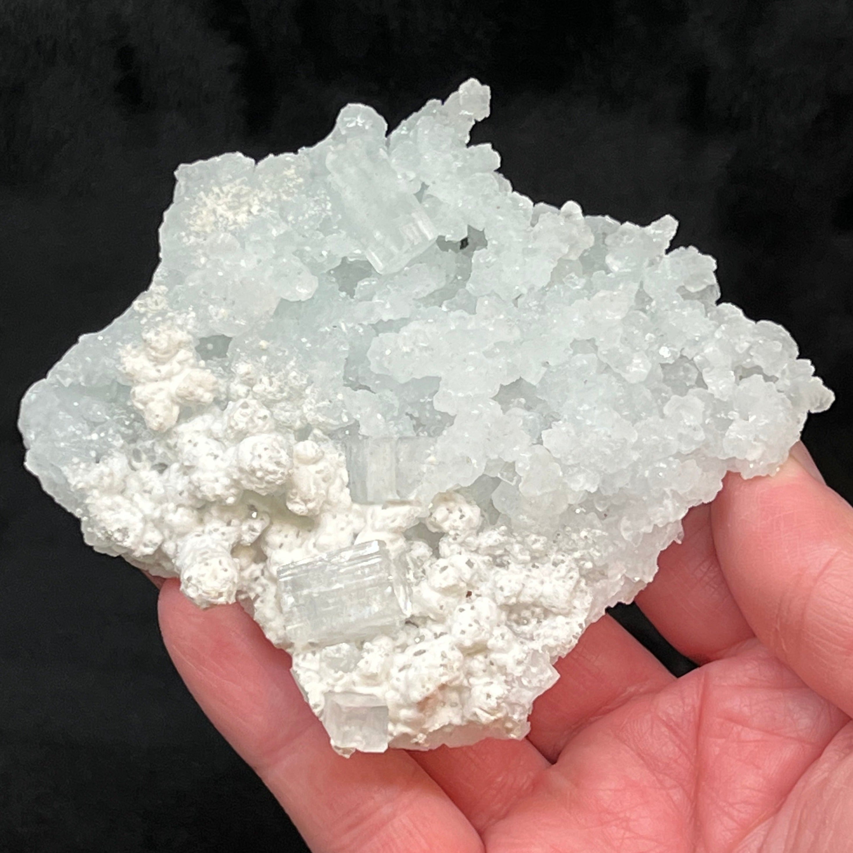 Prehnite Pseudomorph After Laumontite Apophyllite Mordenite 144g