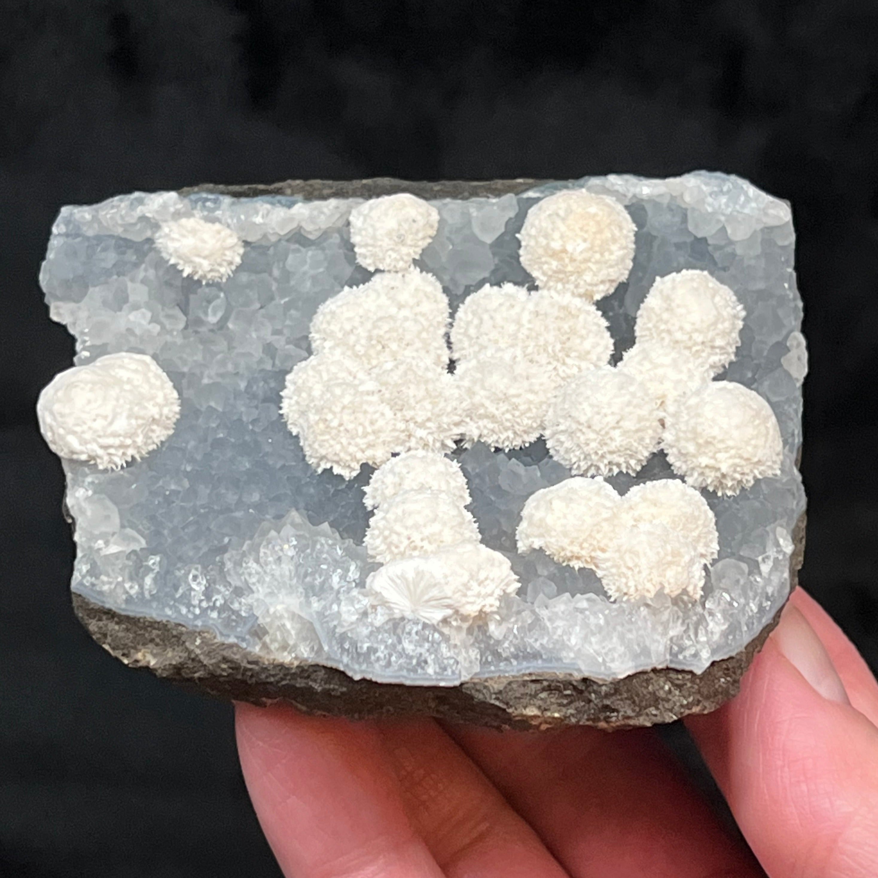 The source for this Mordenite on Quartz specimen is the Jalgaon District, Nashik Division, Maharashtra, India. Obtained from our contact that has a direct relationship with the owners of the mines in India.