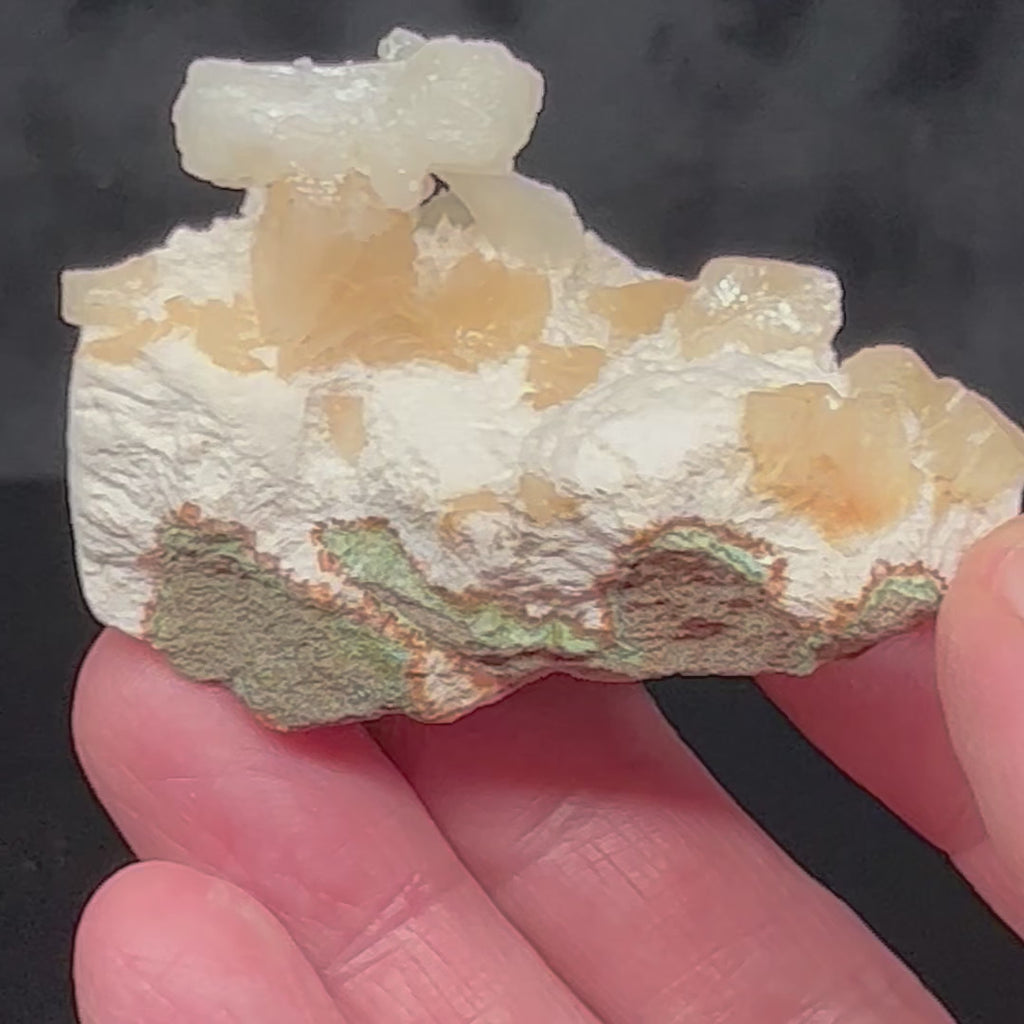 We love the elevation this fine Stilbite and Heulandite specimen appears to present. This is an excellent specimen to display or add to a collection, it has excellent shine and presentation.