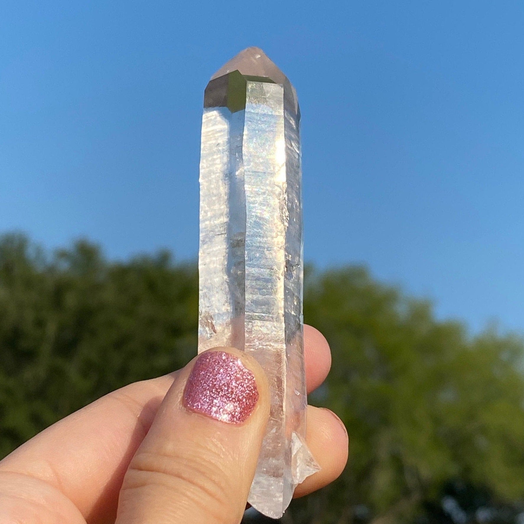 Arkansas Quartz Crystal Point, Water Clear.