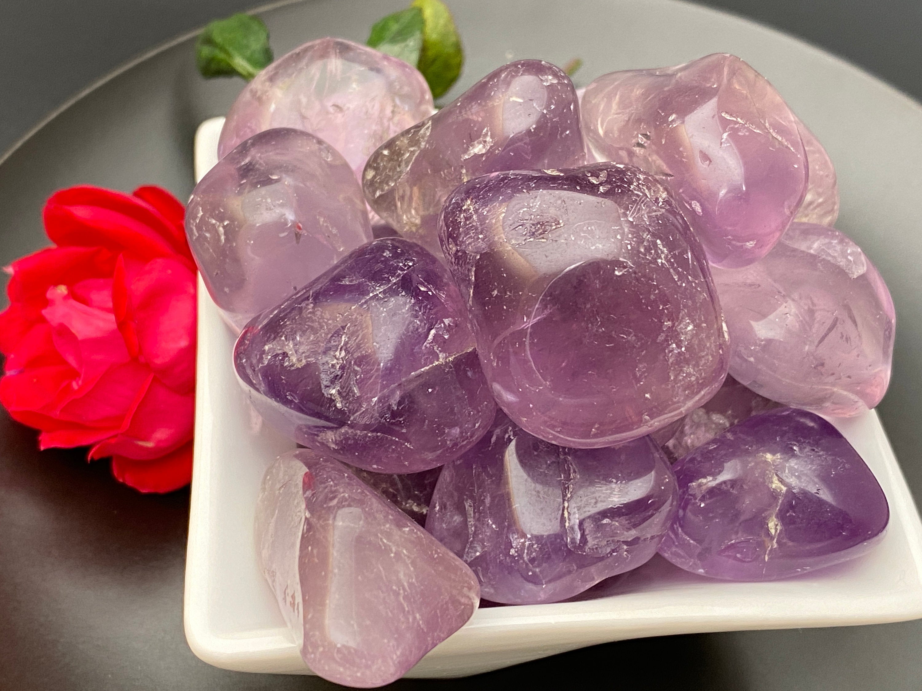 Amethyst Crystal Tumbled Stone "A Grade" Polished Crystals