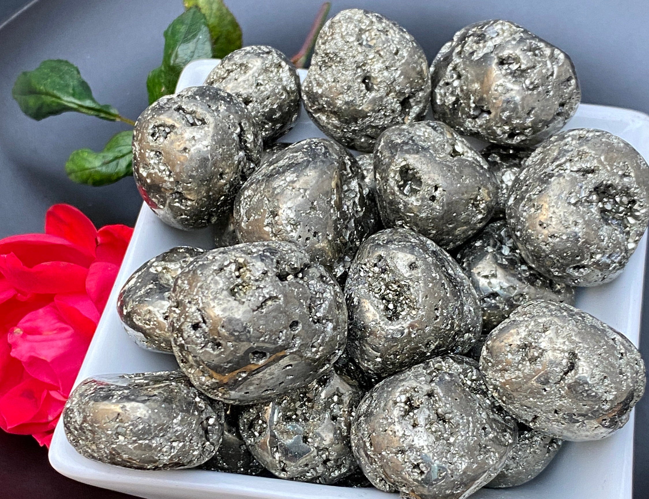 Pyrite "A Grade" Tumbled Stone