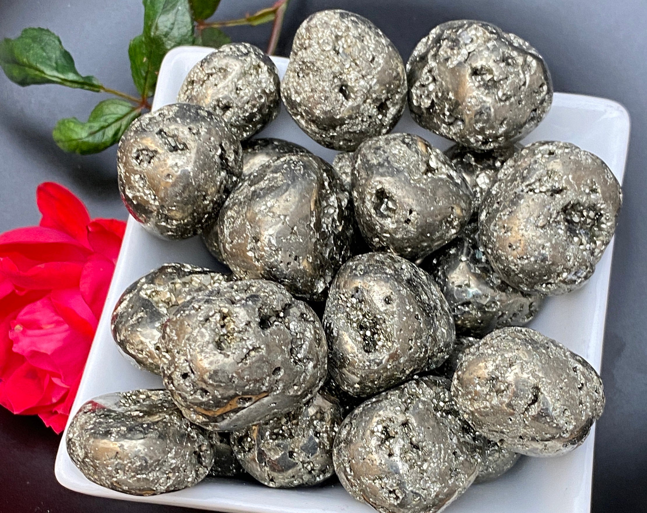 Pyrite "A Grade" Tumbled Stone