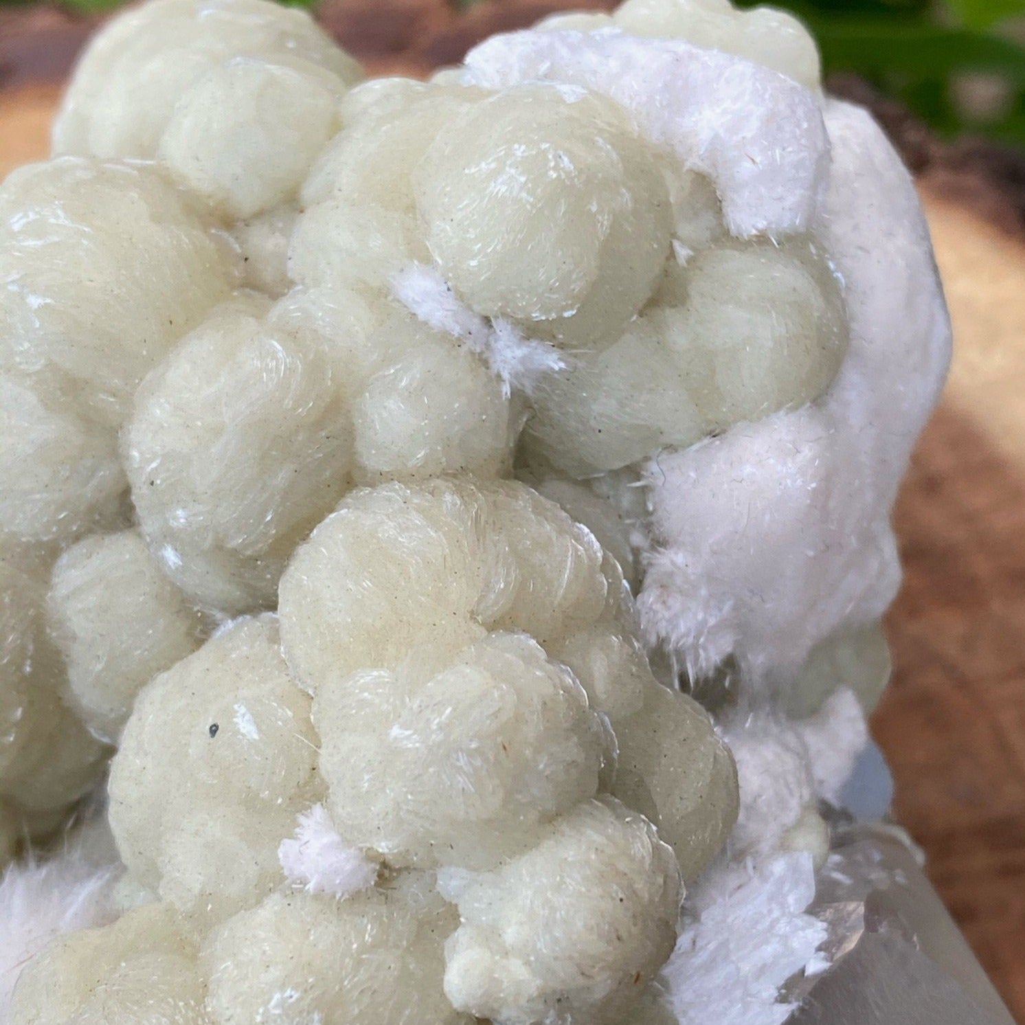 Rare Gyrolite Spheres, Calcite, Okenite Crystals - 3.5" Specimen - Zeolites Healing Crystals