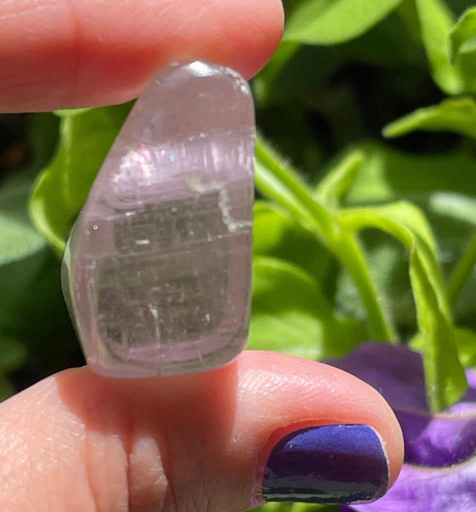 Kunzite Polished Gemstone | 22grams of Pink Lilac Kunzite Crystal | Spodumene Crystals