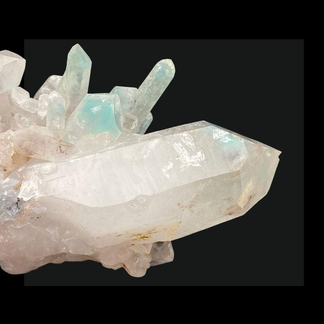 Rare Ajoite in Quartz Cluster Messina Mine 80 grams