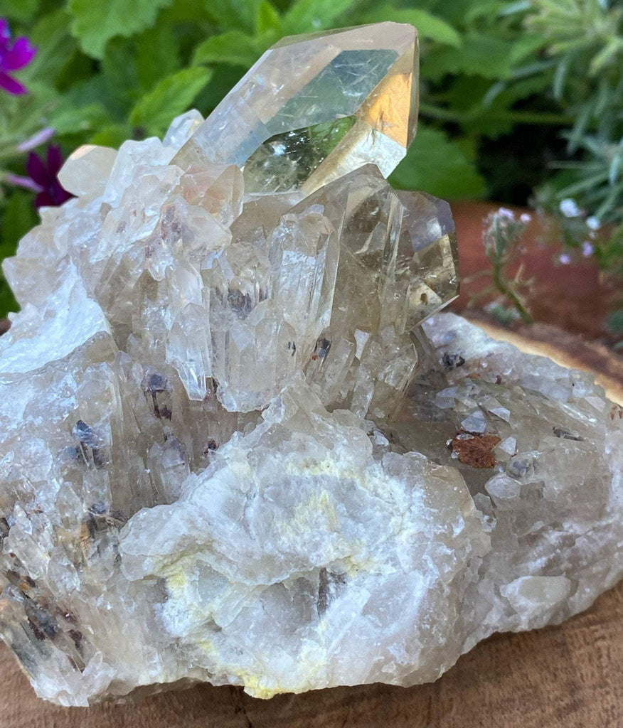 Congo Citrine 100% Natural | 486grams or 1.07lbs | Authentic  Untreated Abundance Cluster | Kundalini Manifesting Crystal