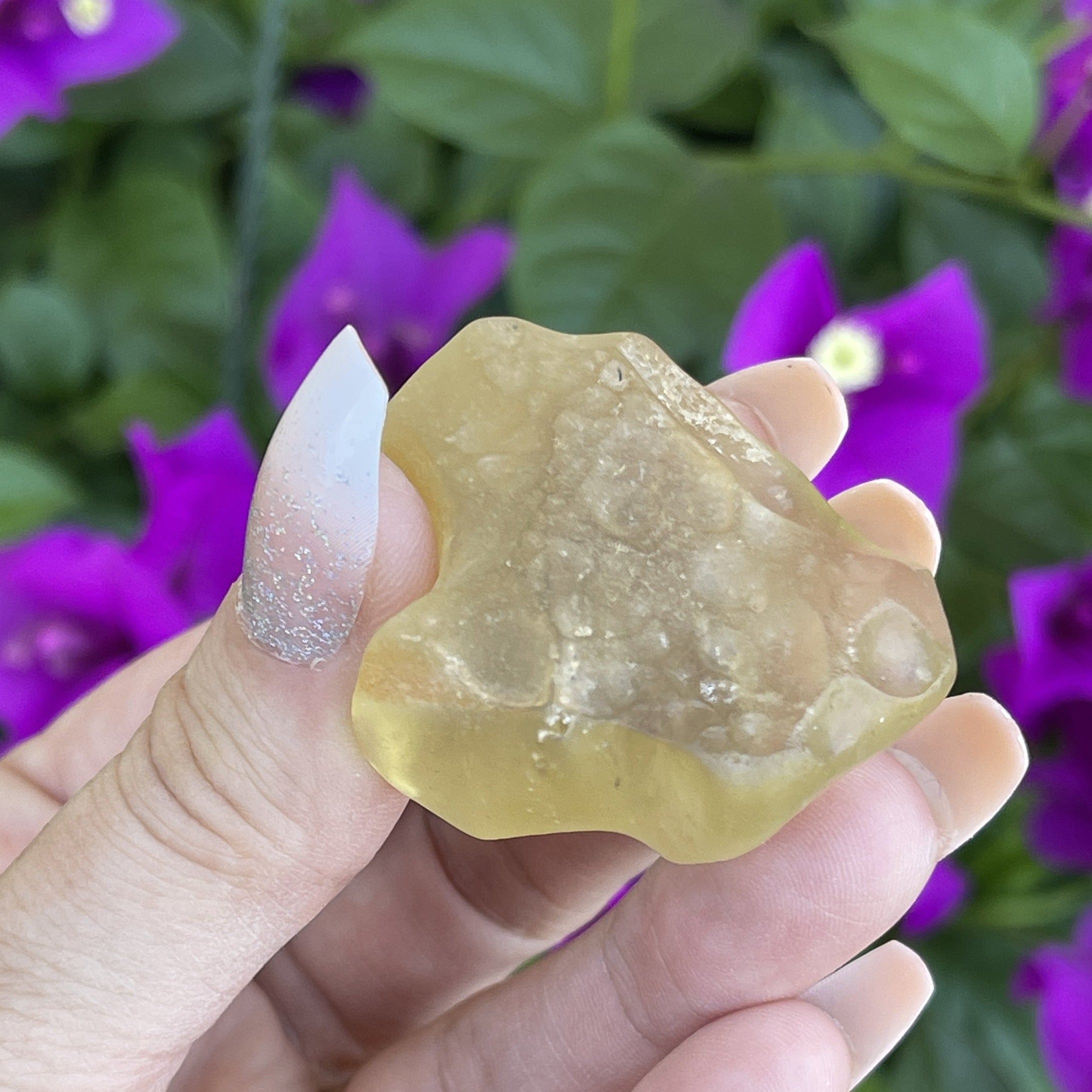 Libyan Desert Glass | Rare Libyan Gold Tektite | Large 25 Grams, Authentic