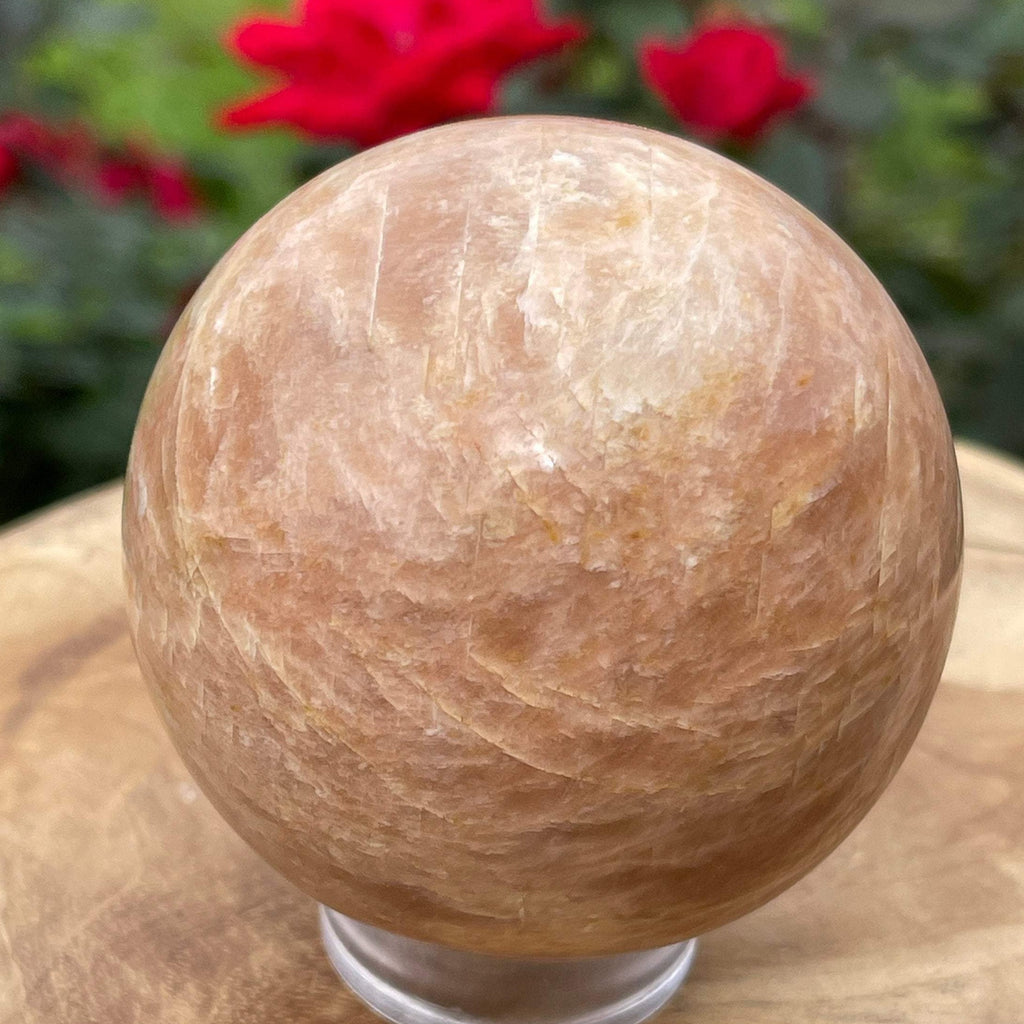 Peach-Moonstone-Sphere