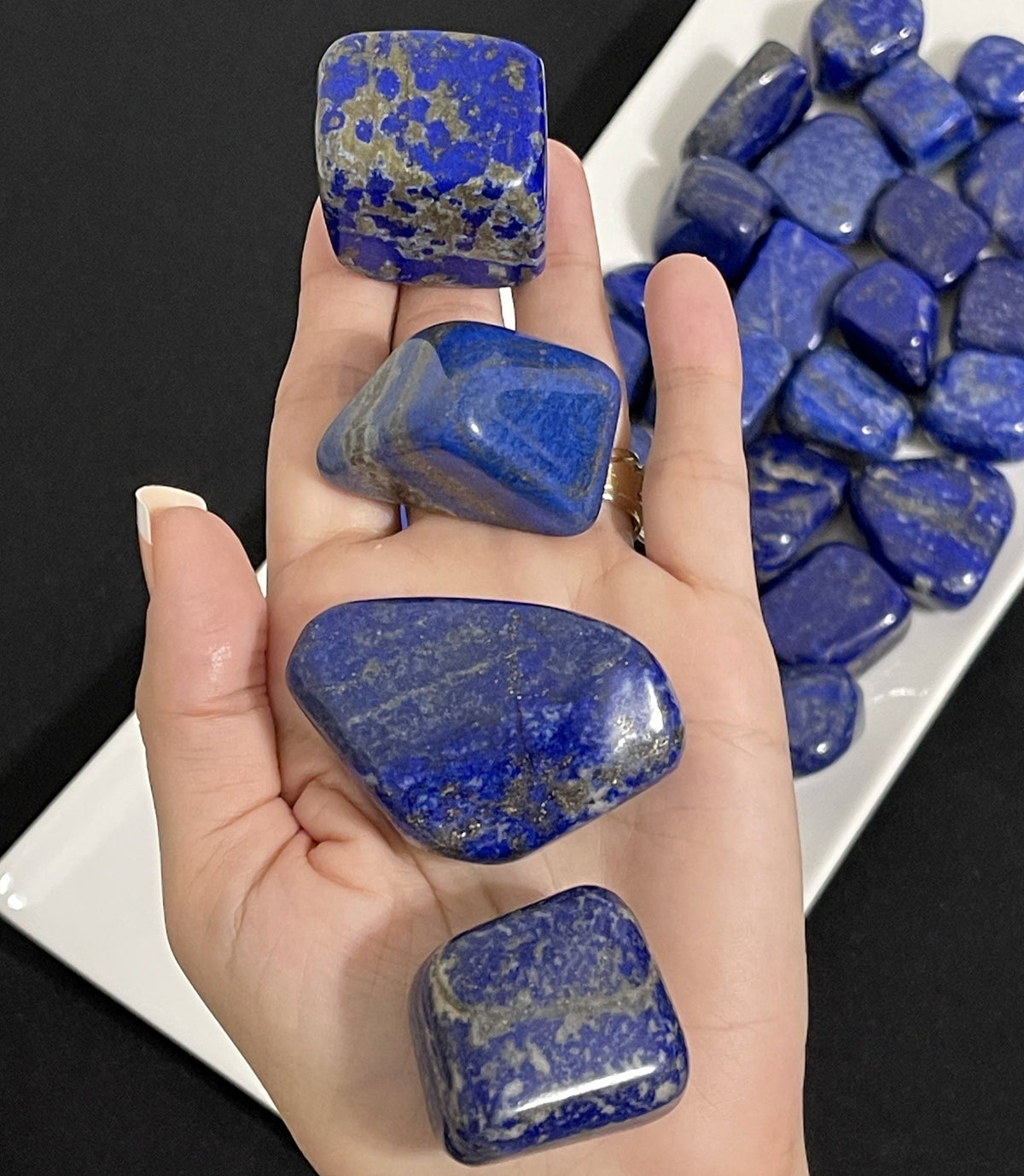 Lapis Lazuli Some Larger Tumbled Stone | Natural Polished | High Quality