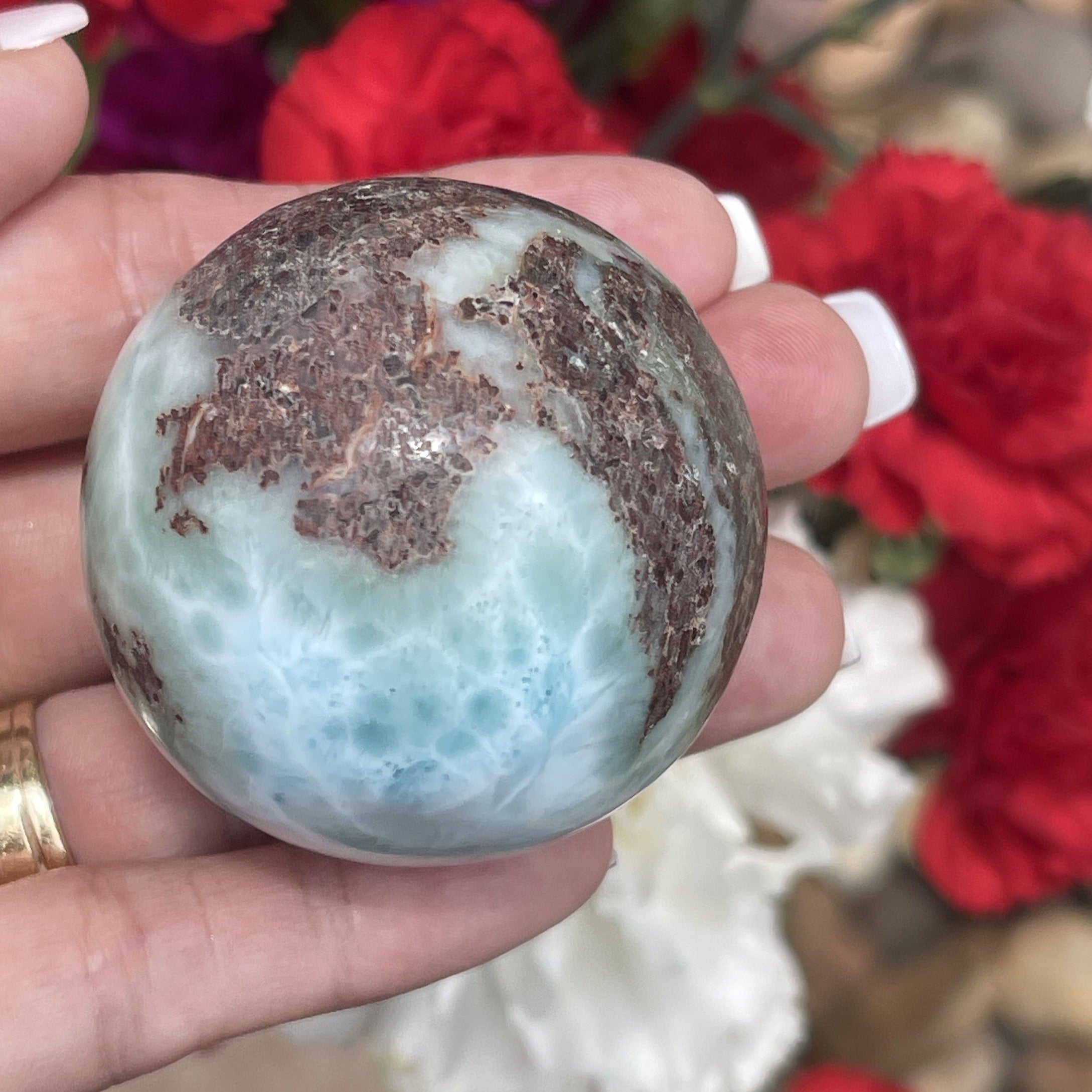 Larimar - AA+ The Dolphin Stone - 44mm