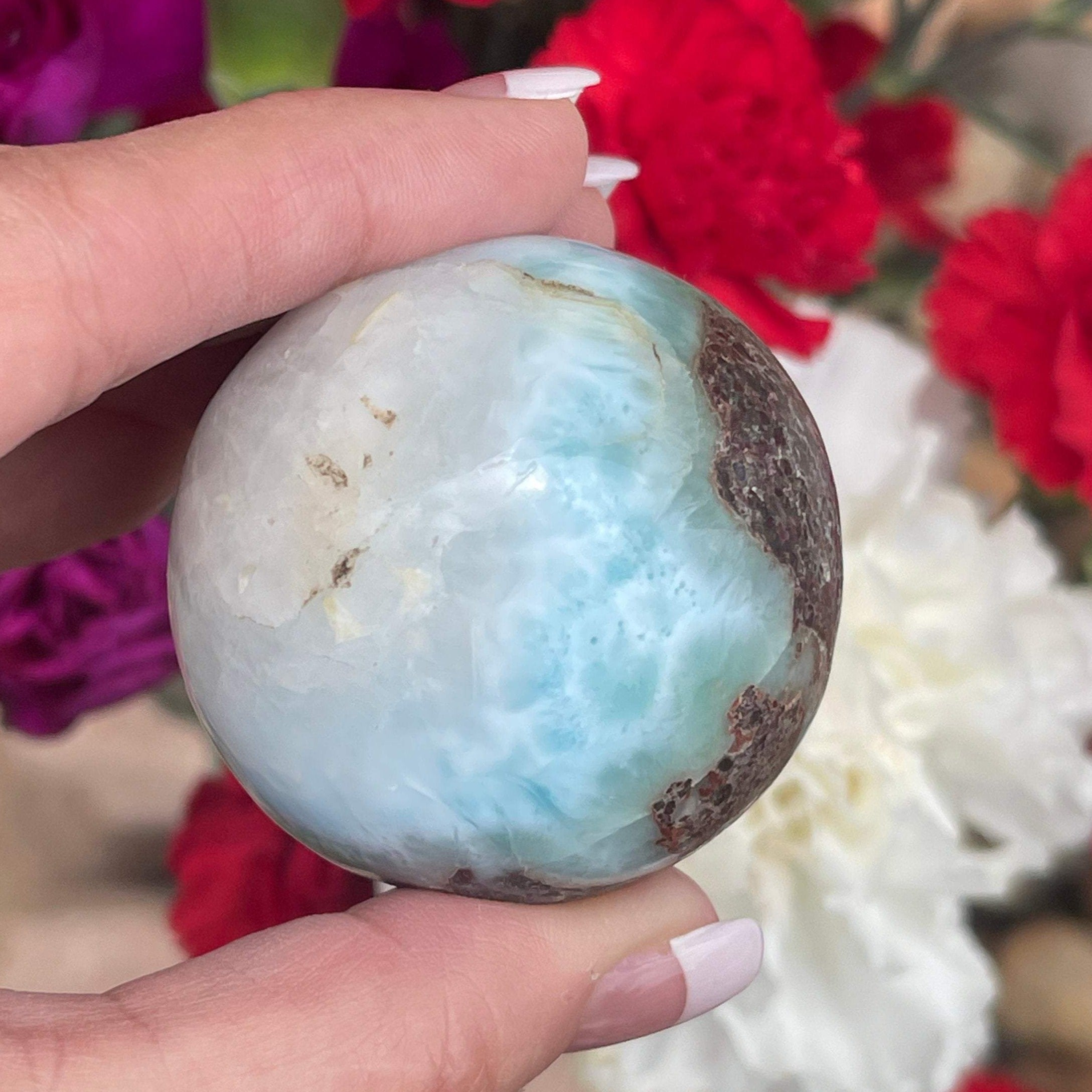 Larimar - AA+ The Dolphin Stone - 44mm