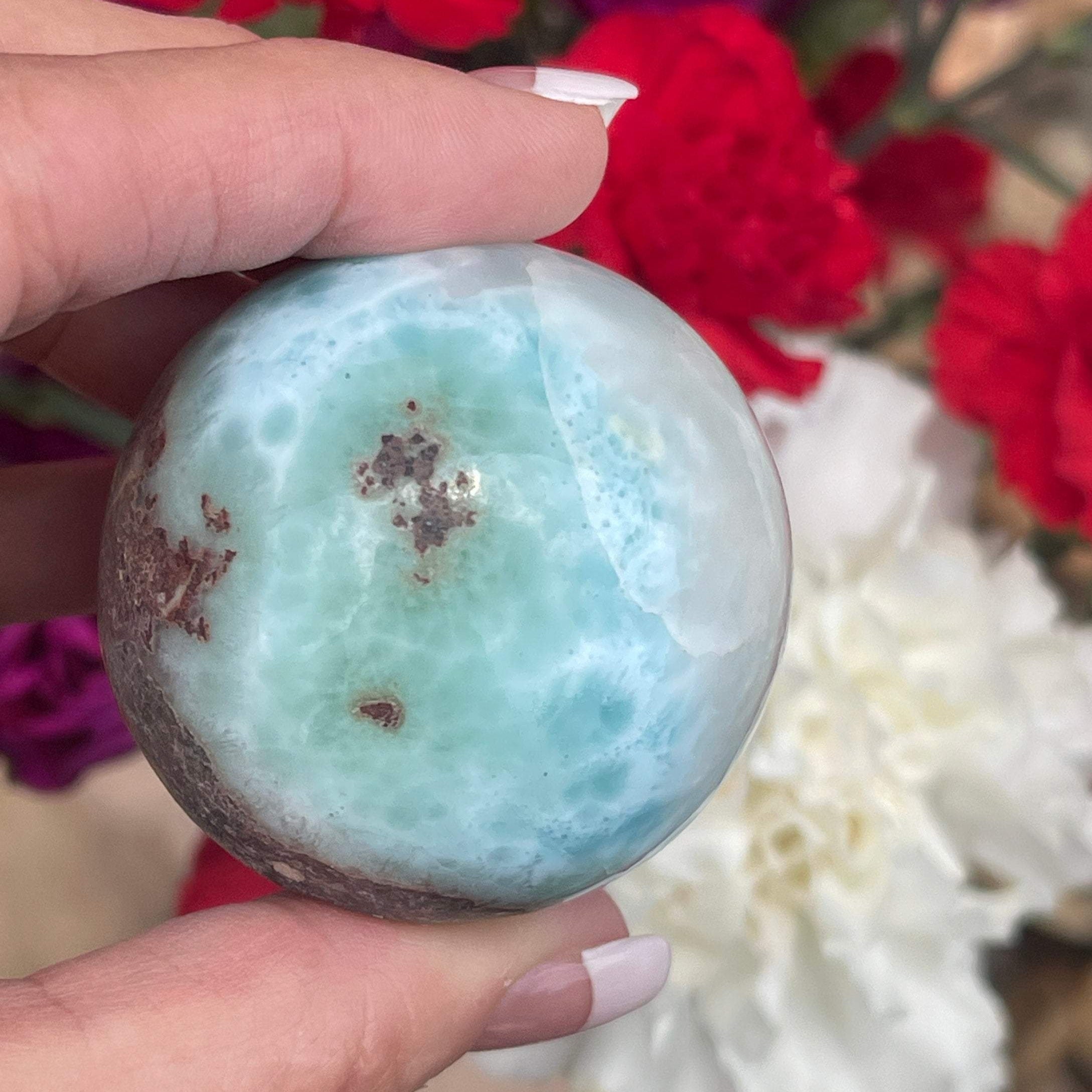 Larimar - AA+ The Dolphin Stone - 44mm