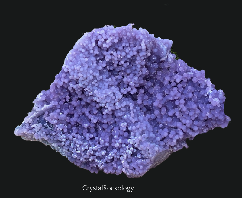Large Museum Quality Grape Agate Amethyst Specimen, deep purple with well defined grapes.