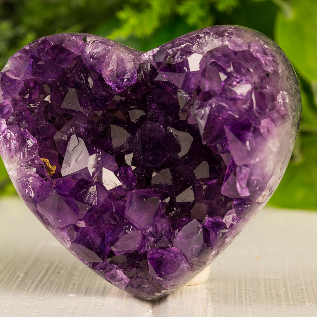 Amethyst heart