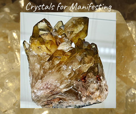 Natural Citrine Cluster on sale from the Congo