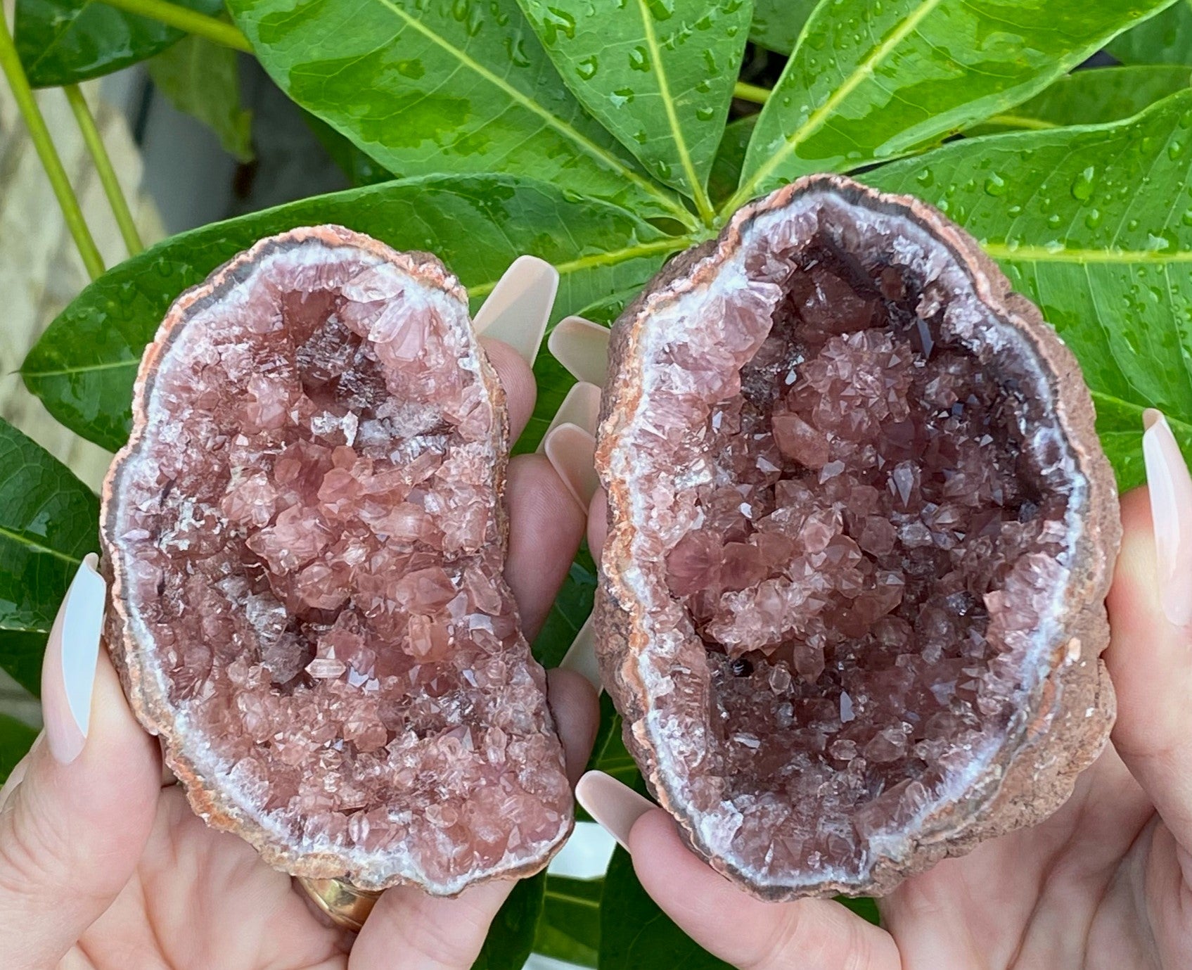 High Quality Pink Amethyst with Druzy Sphere , Pretty High Grade Pink Amethyst with Purple Druzy shops , Divine Love Meditation Crystal