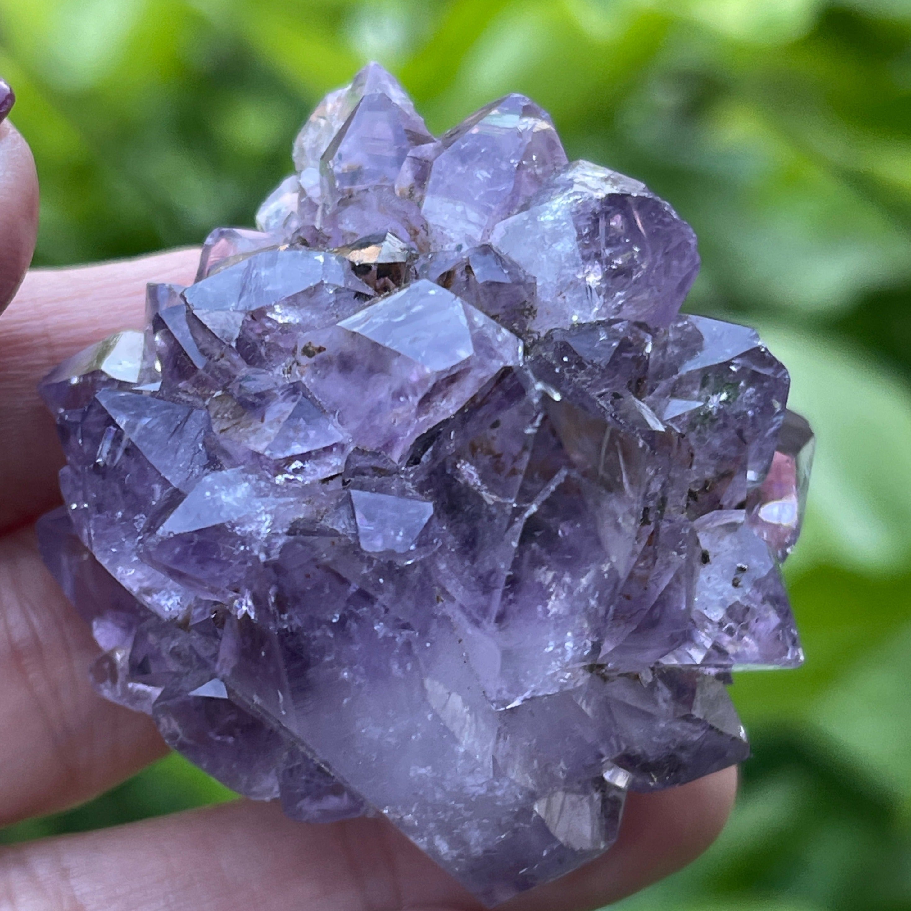 Amethyst flower spray