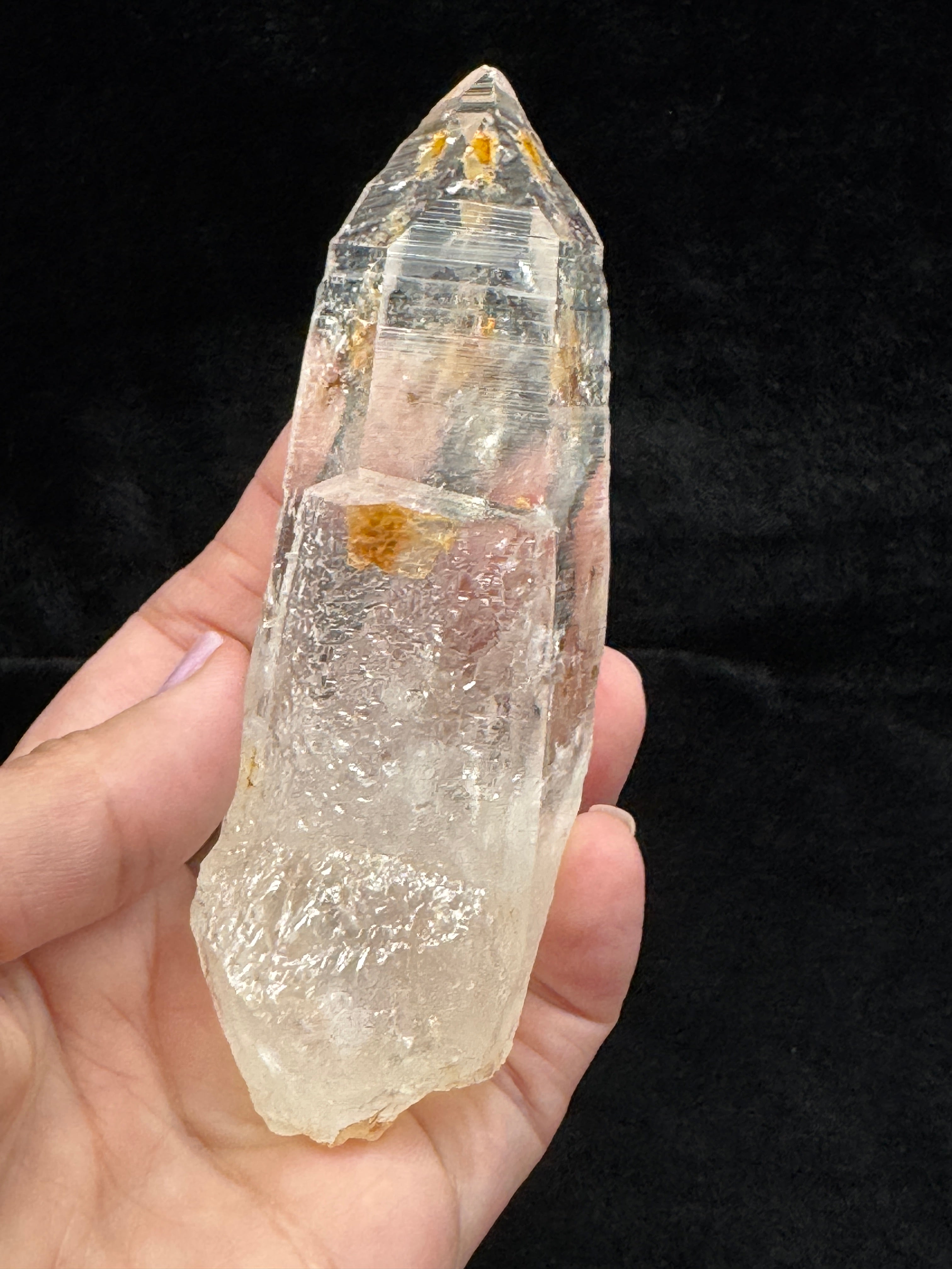 Colombian Quartz Pena Blanca 160gram | Water Clarity Lemurian Crystal Key