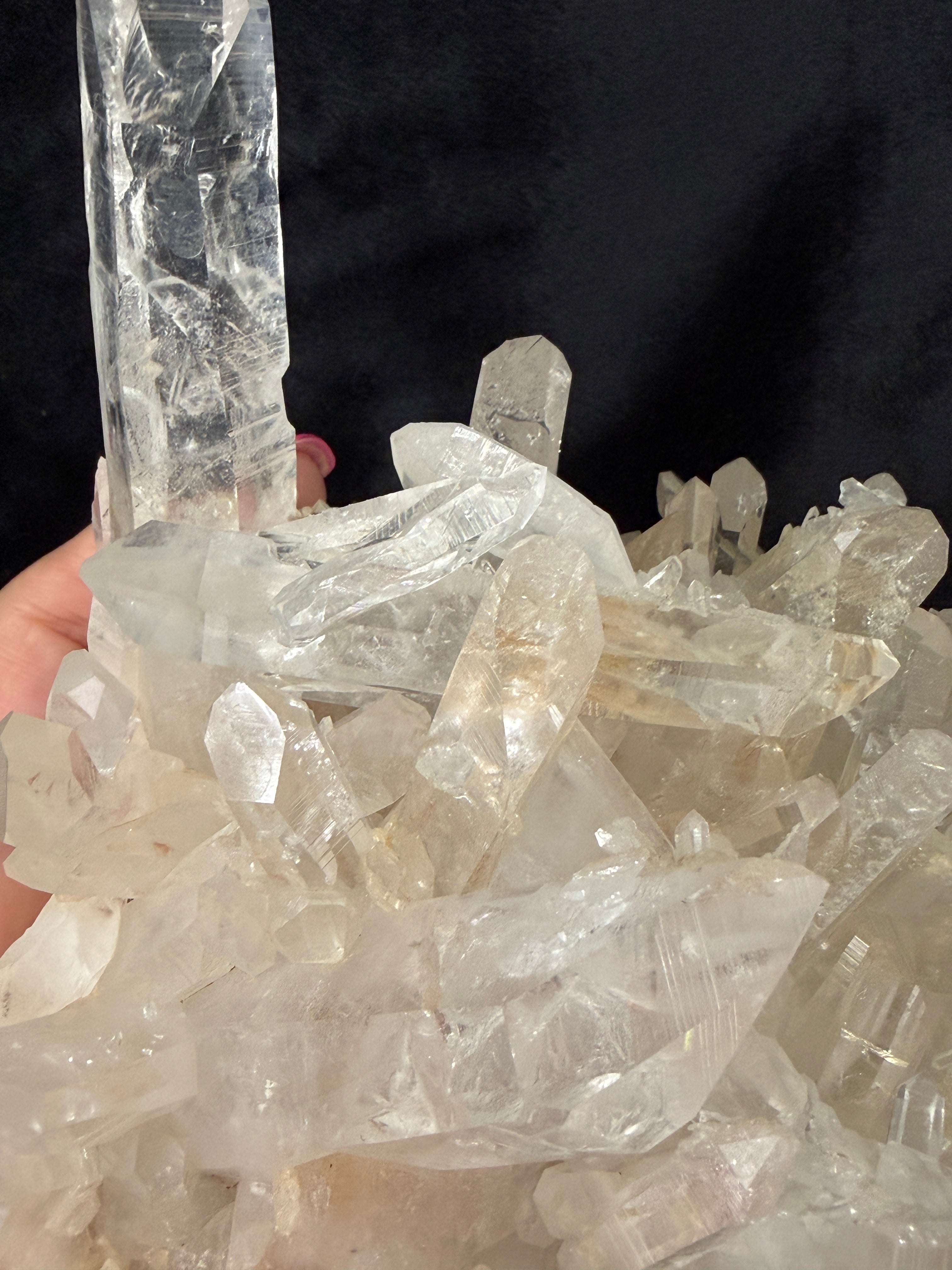 Arkansas Crystal Quartz 3.4lbs! | Water Clear | Healing Crystal | Statement Piece