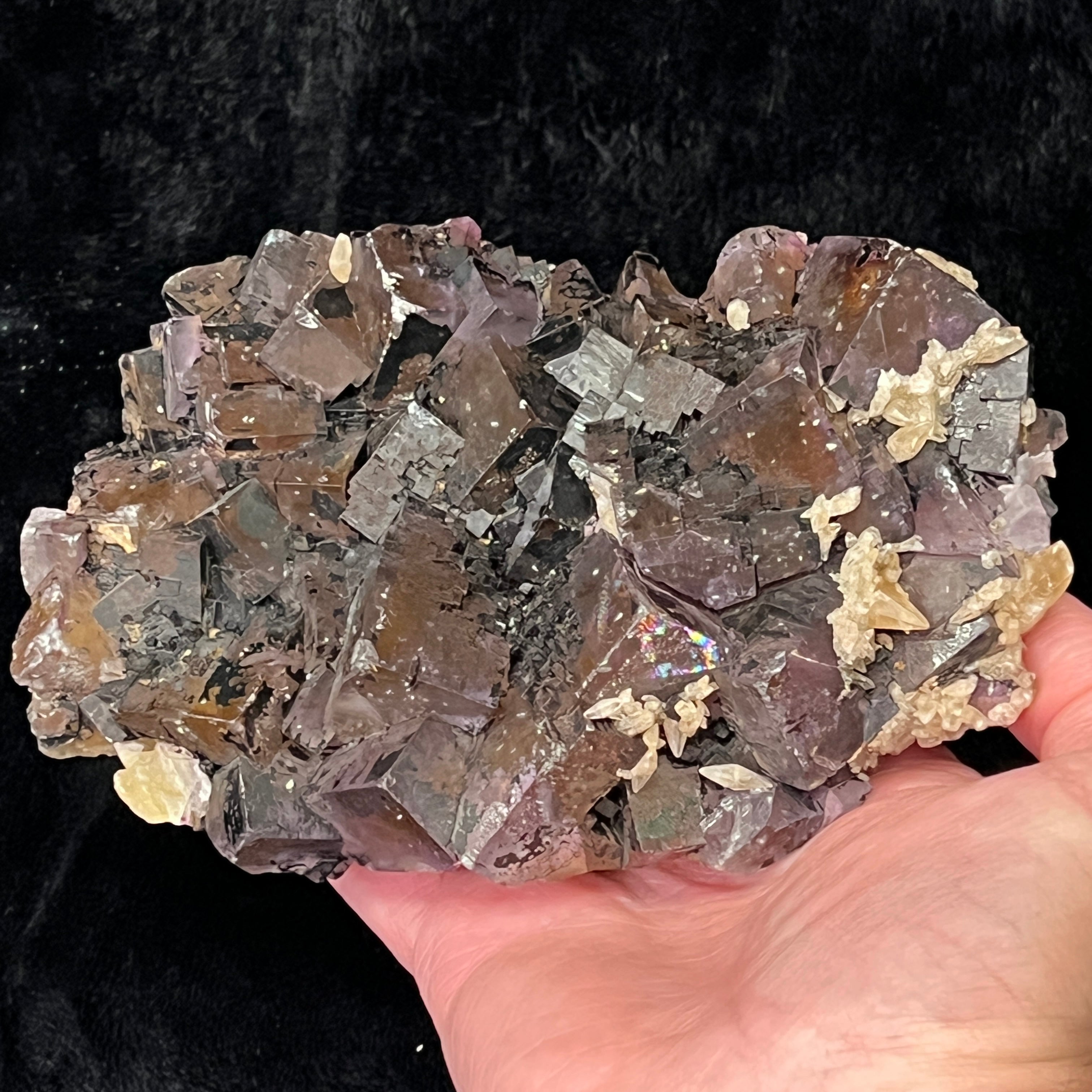 Fluorite Bitumen Calcite Illinois 1980s