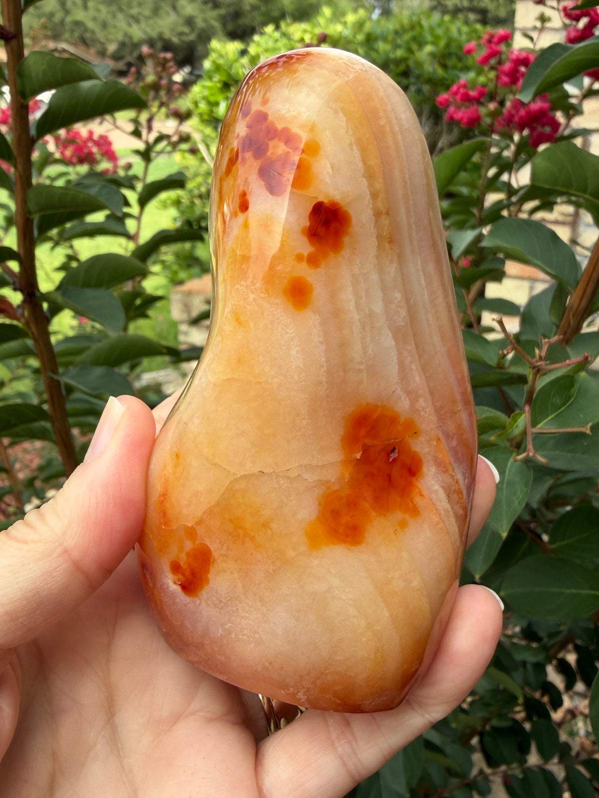 Carnelian Crystal Standing 374grams