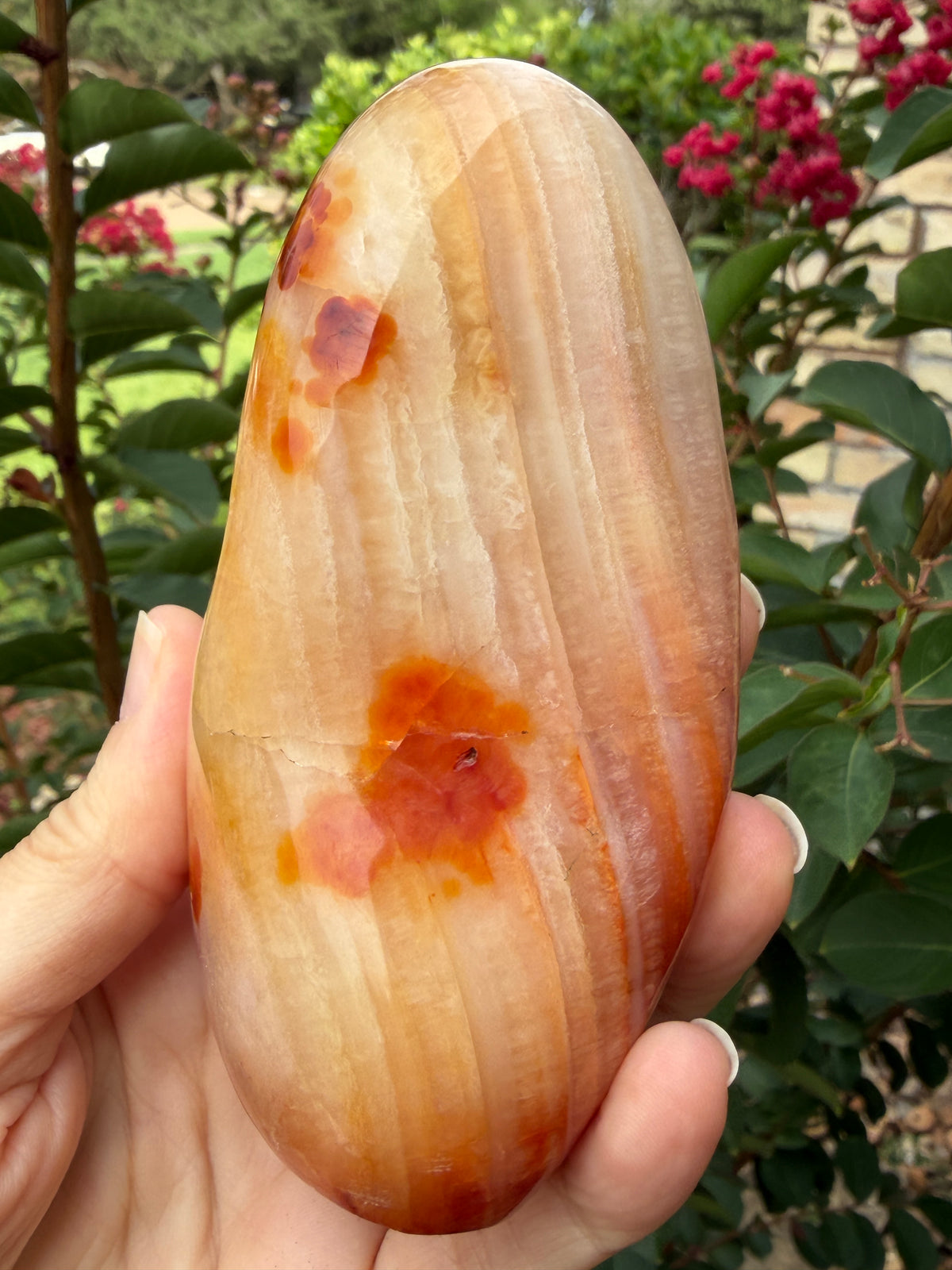 Carnelian Crystal Standing 374grams