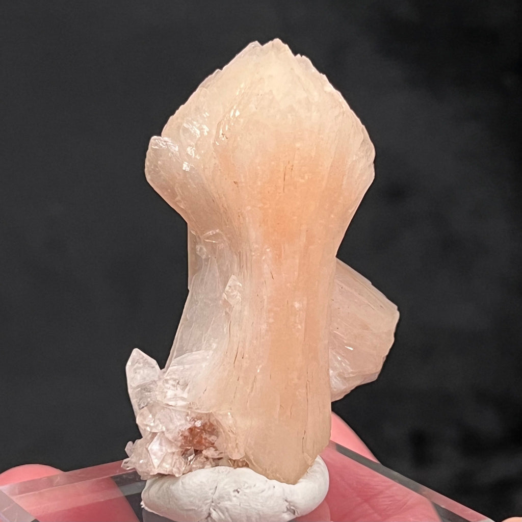 Peachy Stilbite mineral specimen