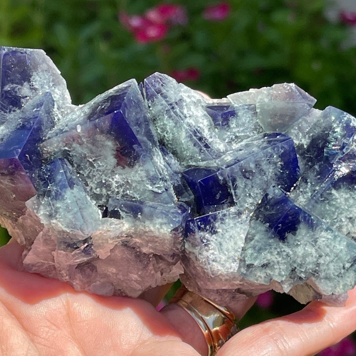 Large Cubed English Fluorite