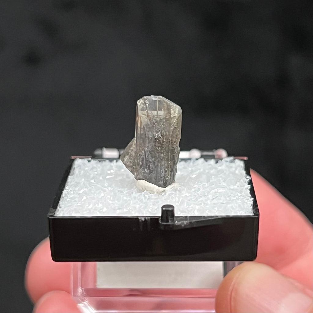 Tanzanite Crystal natural, raw, untreated, perky box.